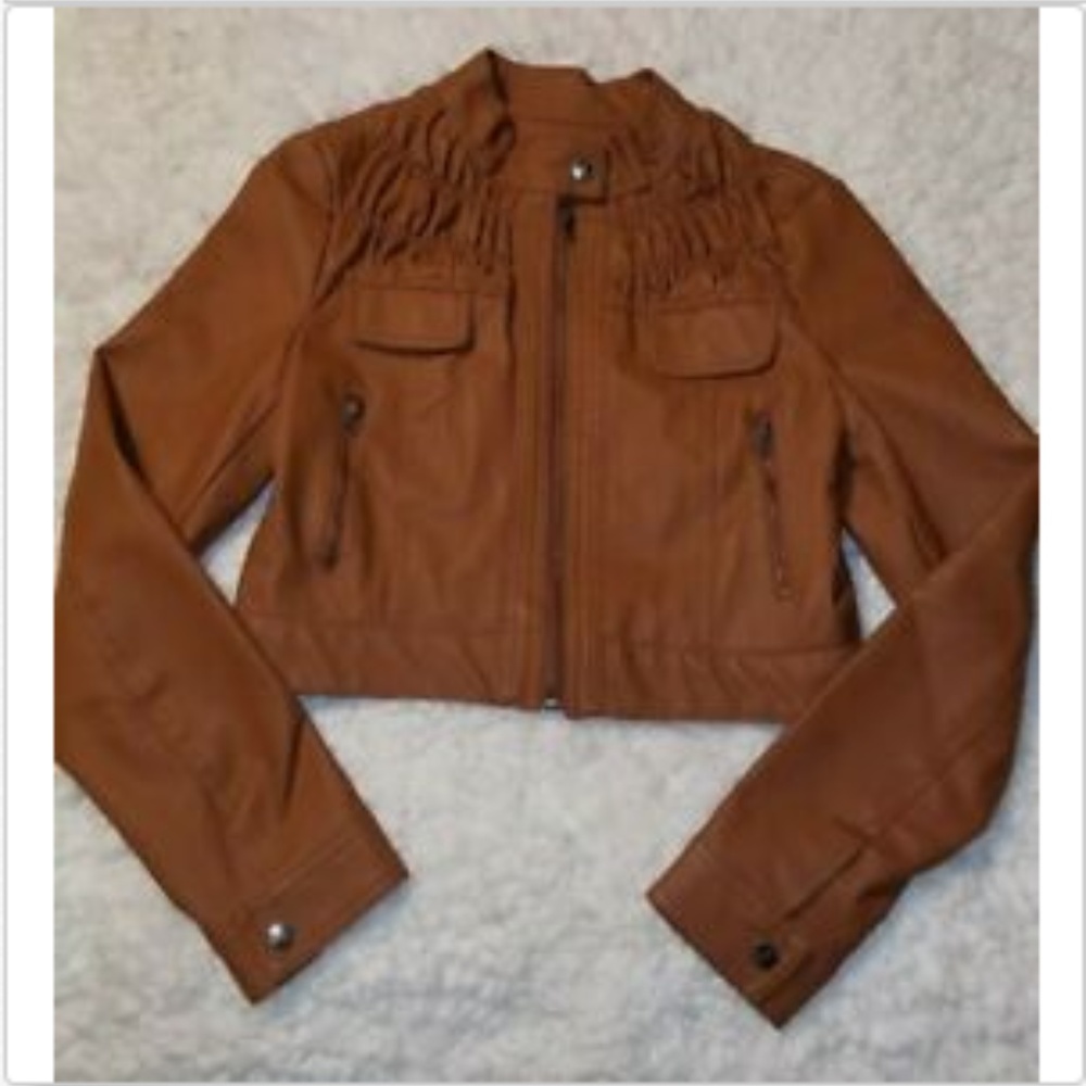 Miss London Jacket Brown Size M